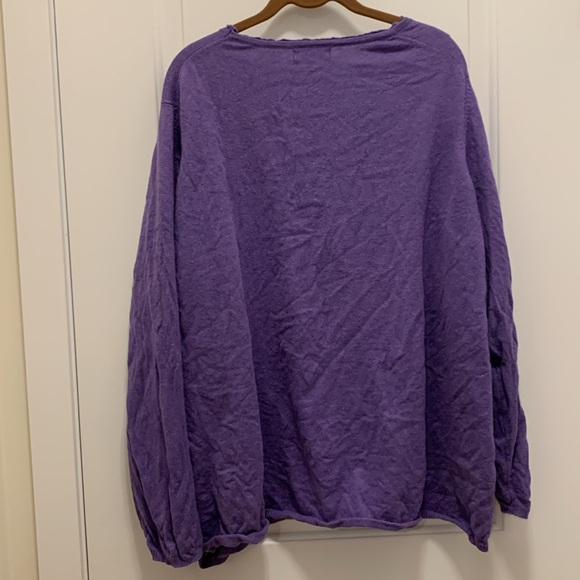 Purple Lands’End Sweater 2X - Picture 4 of 4